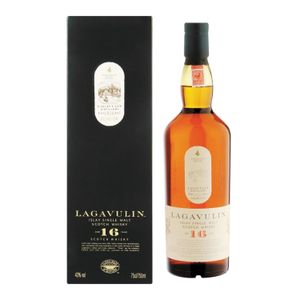 Lagavulin 16 YO Islay Malt Scotch Whisky in Gift Box (1 x 750 ml)
